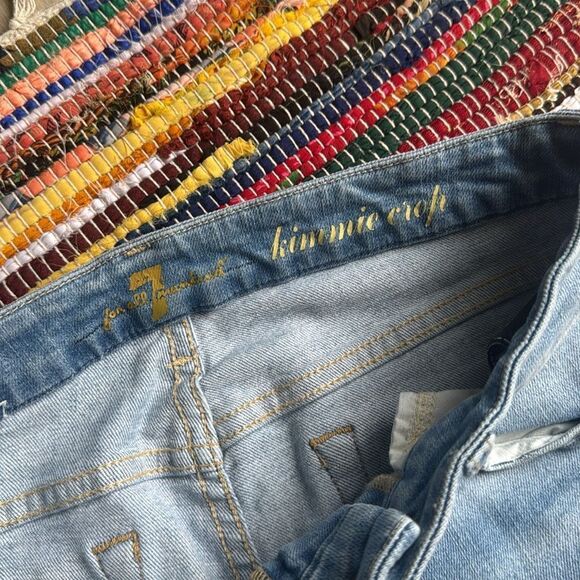 7 for all mankind Skinny Ankle cropped Jeans Size 29 - Picture 5 of 9